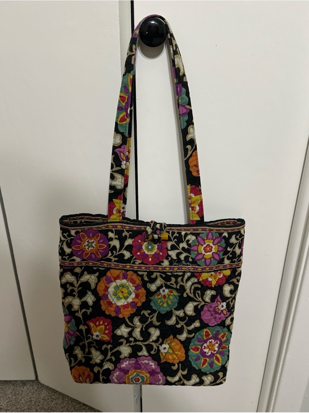 Vera Bradley floral tote bag